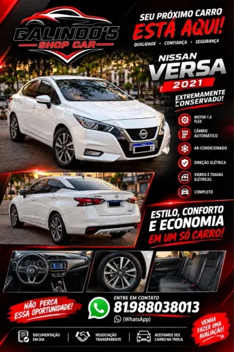 Nissan Versa Advance 1.6 16V Flex AUT 2021
