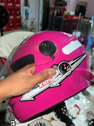Capacete Rosa Infantil