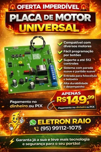 Placa de motor universal 