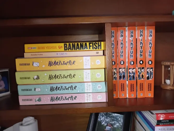 Vendo Mangás/quadrinhos preço a negociar (heartstopper e haikyuu)