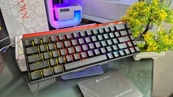 Teclado mecânico Ajazz NK68 RGB - NOVO