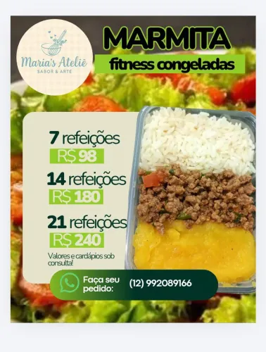 Marmitinhas congeladas