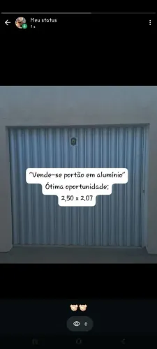 PORTÃO EM ALUMÍNIO 