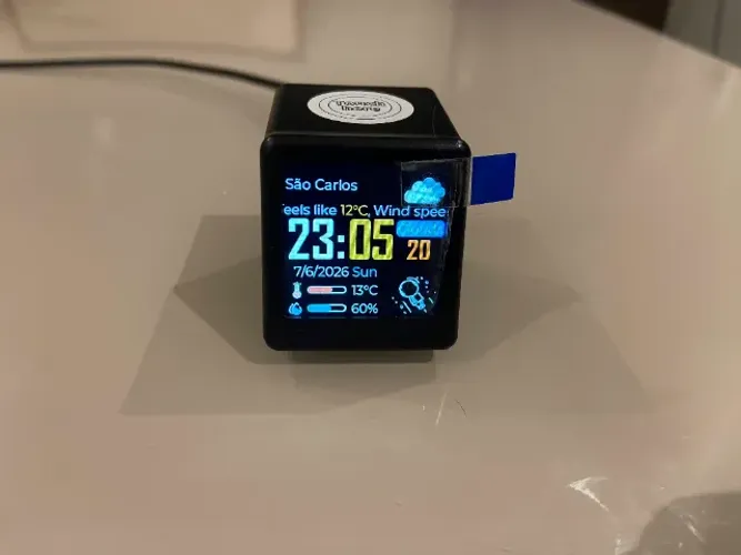 geekMagic relógio bitcoin