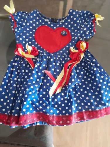 Vestidinho Infantil Festa Junina Tam 01