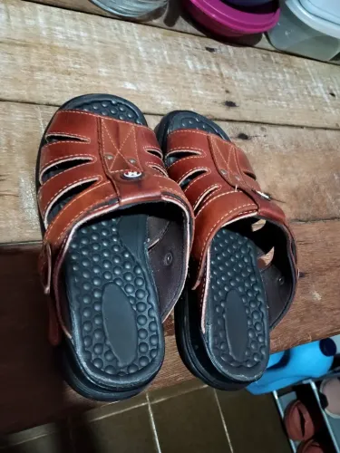 Sandália ortopédica masculina