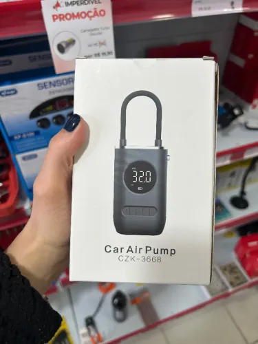 Mini Compressor portátil encher pneu Recarregável USB