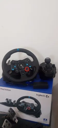 Volante G29 Logitech + câmbio manual