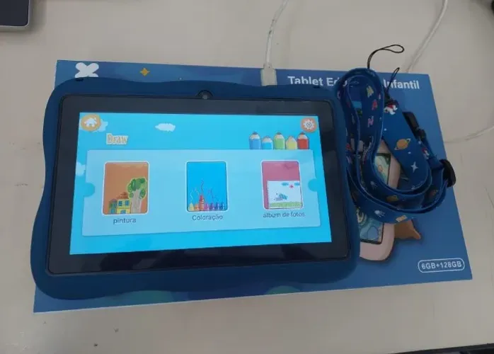 Tablet Educativo Infantil XZY kids com jogos 64gb Play com caneta