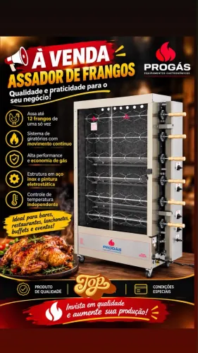 Assador de frango PROGÁS