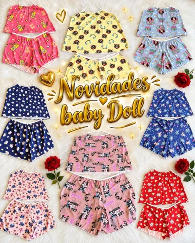 Vendo baby Doll estampados