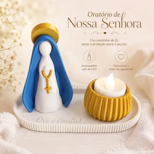 Oratório Nossa Senhora - Peça Decorativa