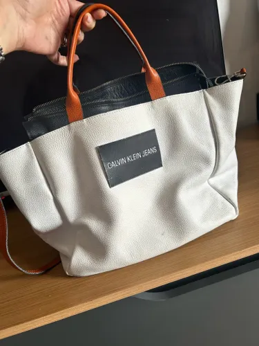 Bolsa de couro CALVIN KLEIN