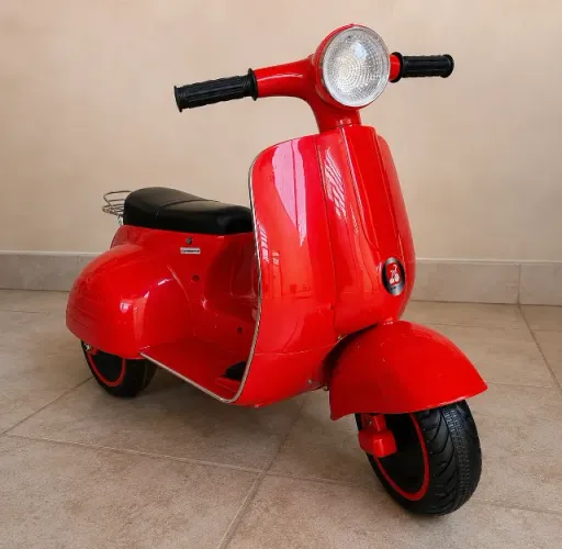 LAMBRETA VEÍCULO ELÉTRICO INFANTIL BANDEIRANTE NOVA LACRADA NA CAIXA 