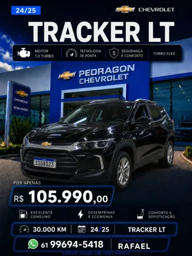 Chevrolet Tracker LT 1.0 Turbo 12V Flex AUT 2025