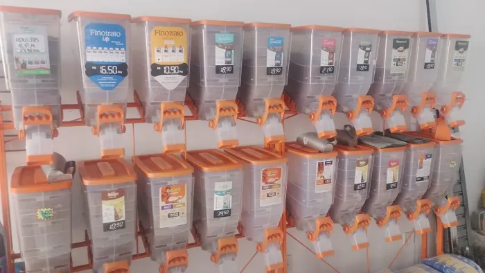 Dispense ração e grãos