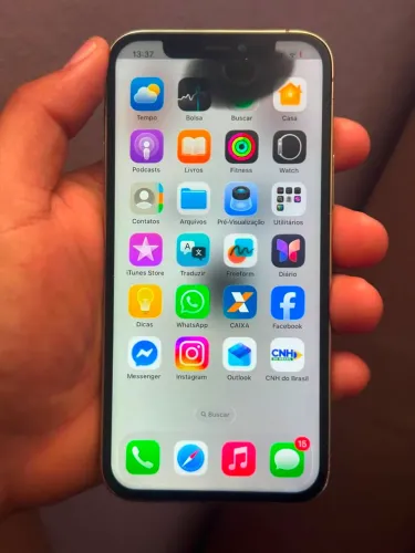 iPhone 12 pro 128gb , cor gold , funciona tudo, mais informações *