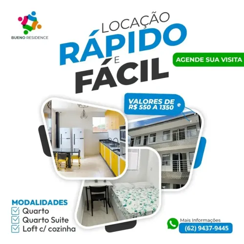 Imóvel para aluguel tem 35 metros quadrados com 1 quarto em Setor Sol Nascente - Goiânia -