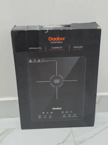 Cooktop De Indução 1 Boca Gaabor Luxus 2000W 220V Touch (Novo/Lacrado/NF)