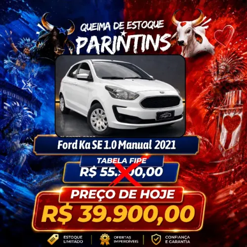 Ford KA 1.0 Se/se Plus Tivct Flex 5P 2021