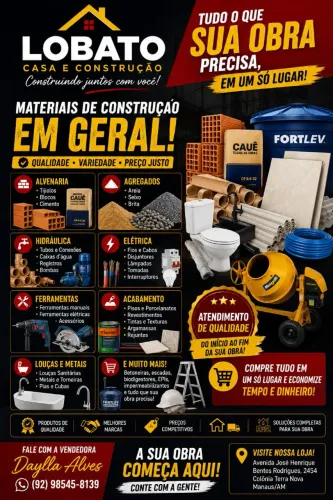 Tudo que você procura em um só lugar: Lobato Casa e Construção.
