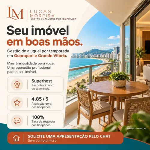 Gestão de aluguel por temporada em Guarapari e Grande Vitória