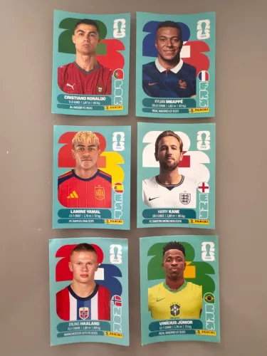 Figurinhas originais copa 2026