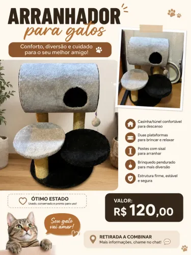 Arranhador para gato