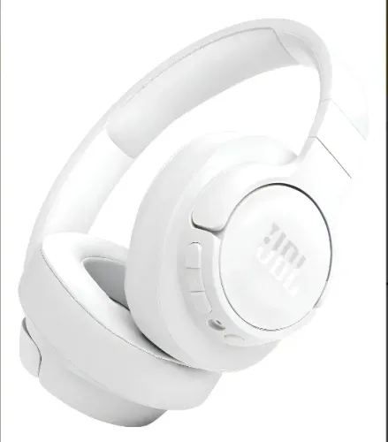 Fone de ouvido sem fio brancos JBL Tune