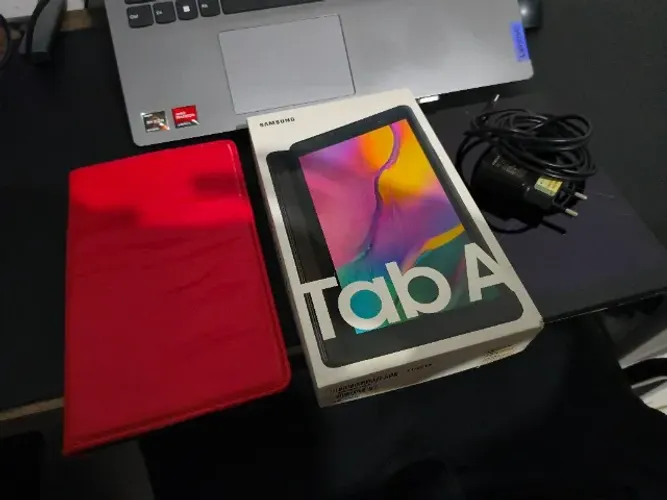 Samsung Galaxy Tab A T290 funcionando perfeitamente! Com carregador, caixa e capa