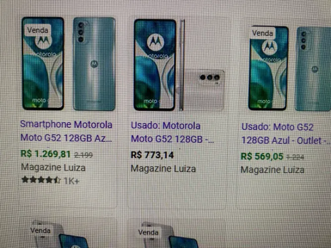 Vendo celular motorola g52