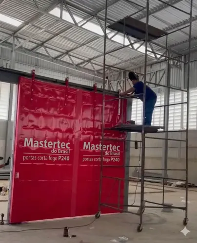 Porta industrial P240 para liberação da AVCB do bombeiro