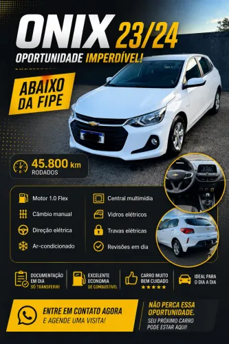 Chevrolet Onix Hatch 1.0 12V Flex Mec. 4P 2024