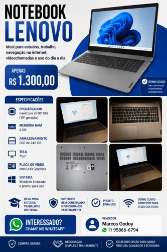 Notebook Lenovo