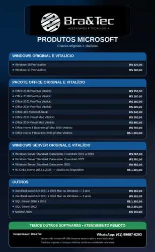 Licenças Vitalícias 