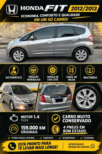 Honda Fit LX 1.4/ 1.4 Flex 8v/16v 5P Aut. 2013