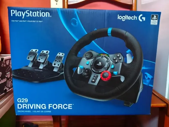 Logitech G29 com cambio e kit de inversor de pedais