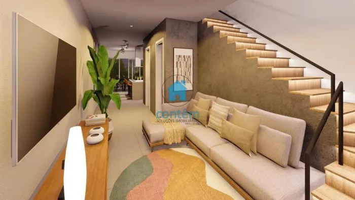Casa à venda em Cotia, Bairro Moinho Velho, com 3 suítes, com 125 m²