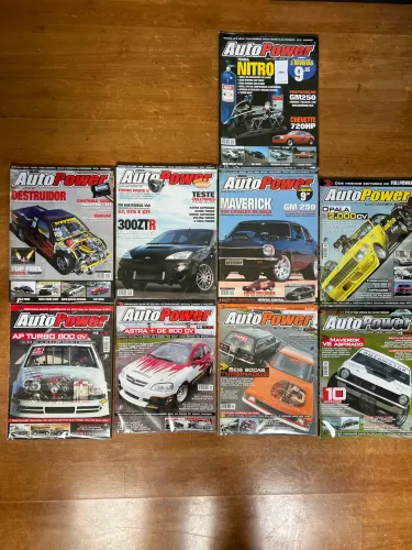 Coleção de revista auto power de 2005