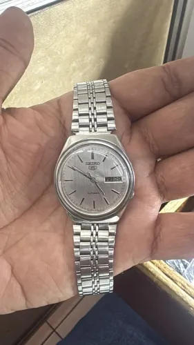 Seiko 5 Vintage Automático 7009-876A (N°série 623201 - fabricado em maio/86)