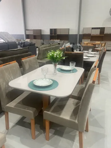 Mesa De Jantar Com 4 Cadeiras