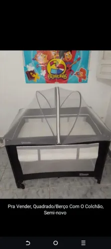 Quadrado/berço+colchão