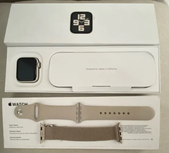 Apple Watch SE 2 - 40mm - 2 pulseiras - Original - Pouco Uso