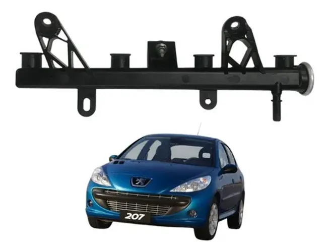 Flauta Bico Injetor Bosch Peugeot 207 1.4 8v 2012 Manual
