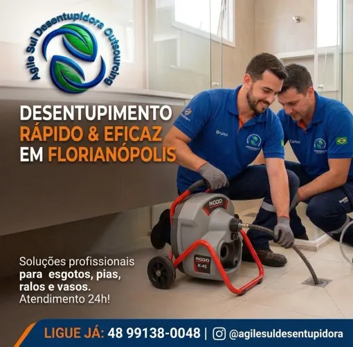 Entupiu. Somos a solução.