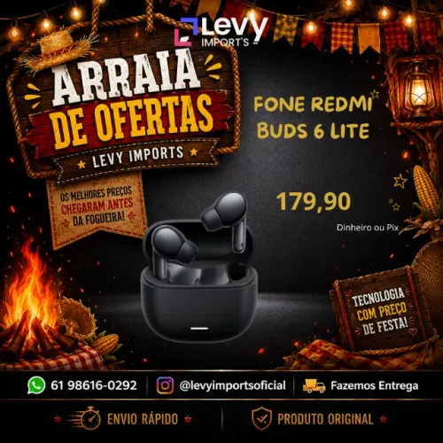 Fone TWS Redmi Buds 6 Lite