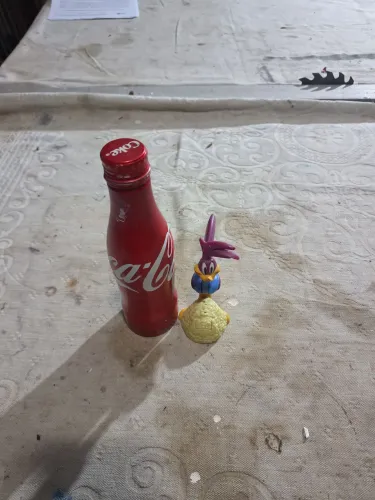 Garrafa Coca-Cola decorativo + papalegua 