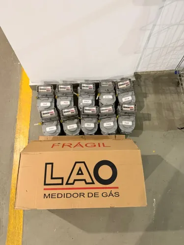 Medidor de gás residencial LAO modelo G0,6