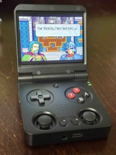 Vídeo Game Portátil Retro Miyoo Flip C/ Cartão SD Jogos Nintendo Game Boy Pokémon Mário