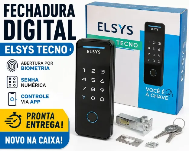 Fechadura Digital Elsys Tecno